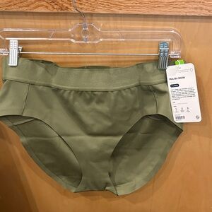 525. Phoenix Malibu Bikini Olive Green High-Rise Swim Bottom